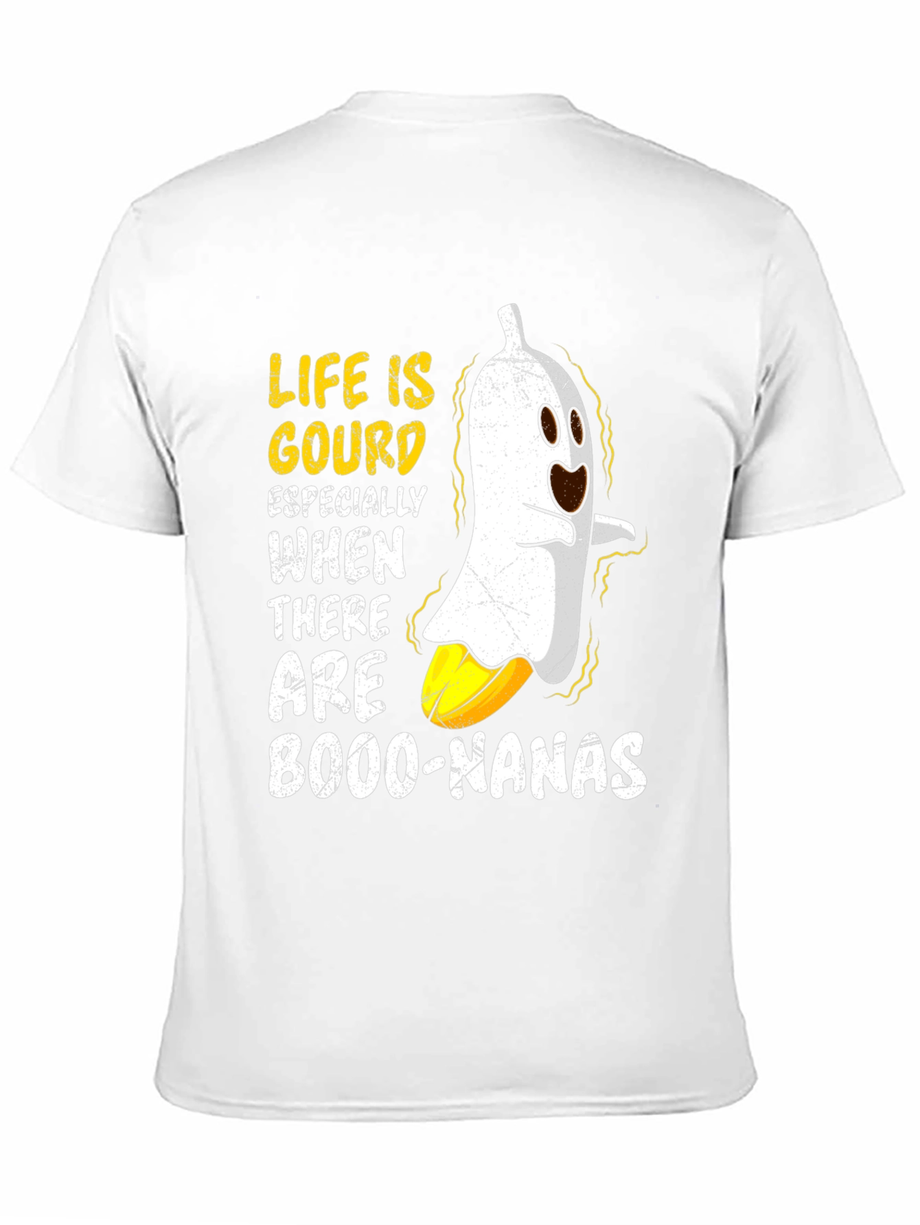 Life is Gourd T-Shirt Banana Halloween Graphic Tee