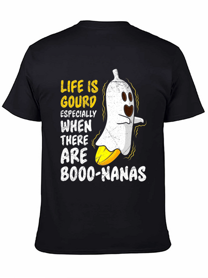 Life is Gourd T-Shirt Banana Halloween Graphic Tee