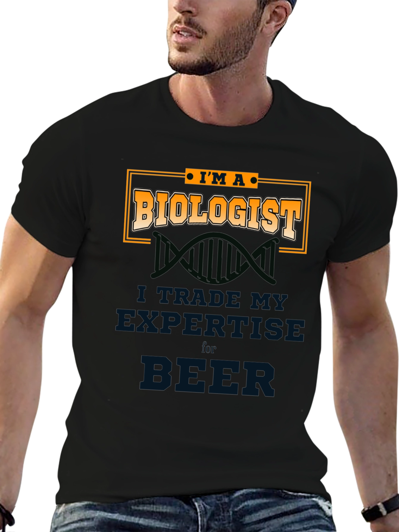 Biologist T-Shirt - Trade Expertise for Beer
