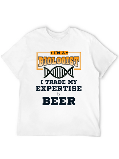 Biologist T-Shirt - Trade Expertise for Beer