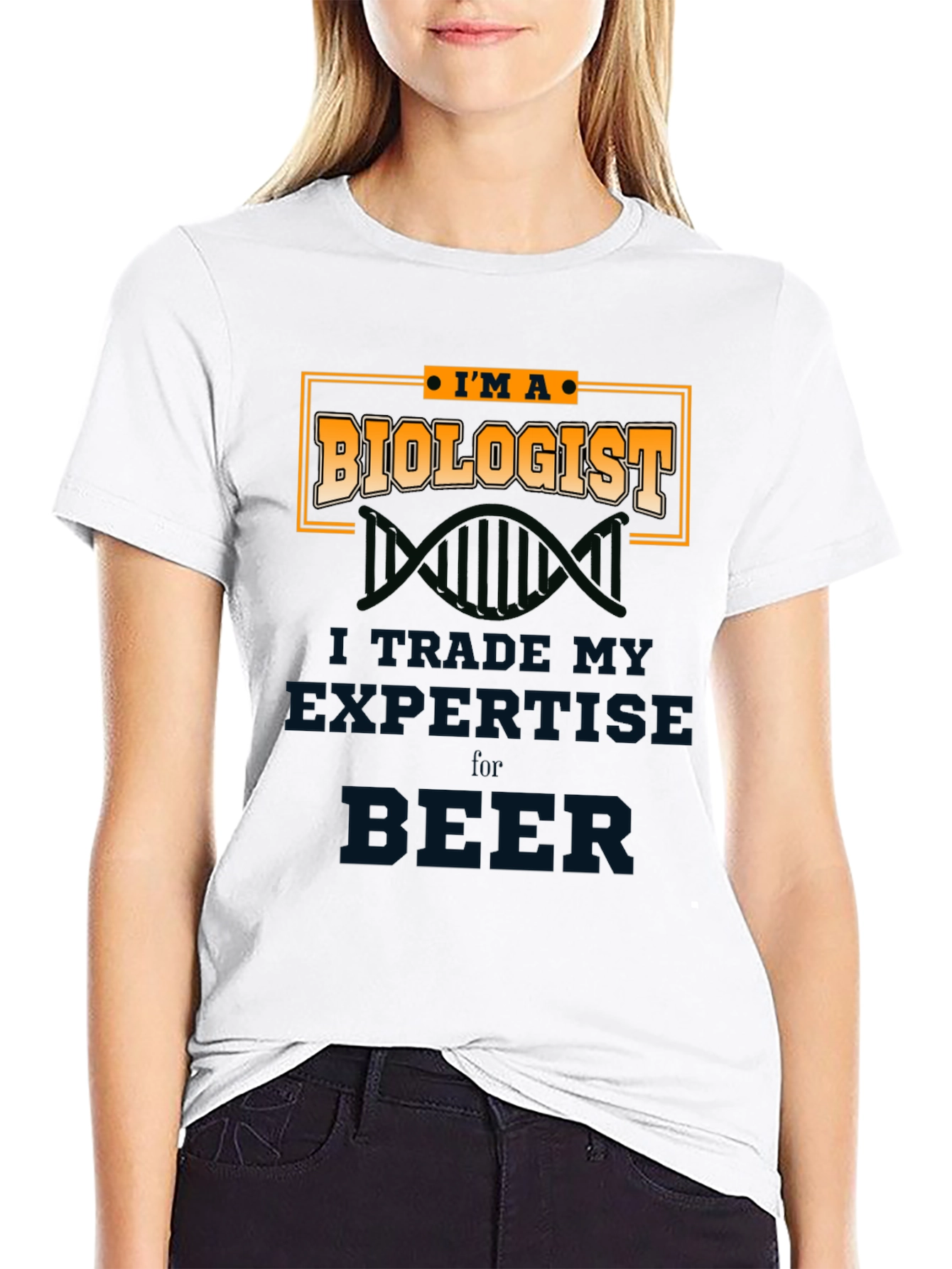 Biologist T-Shirt - Trade Expertise for Beer