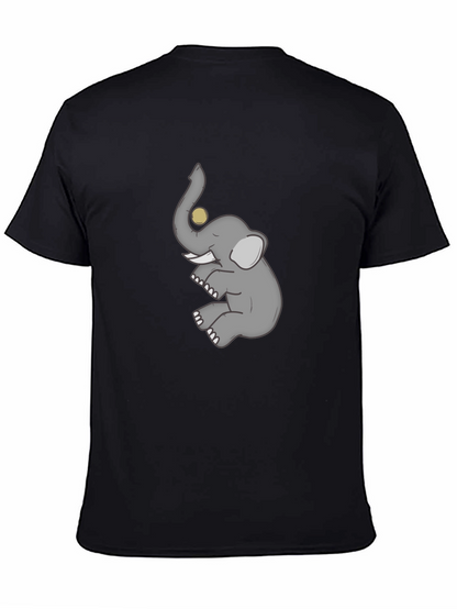 Elephant Graphic T-Shirt - Mens Casual Tee