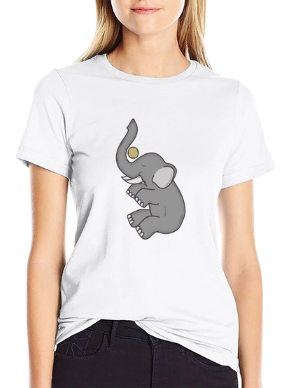 Elephant Graphic T-Shirt - Mens Casual Tee