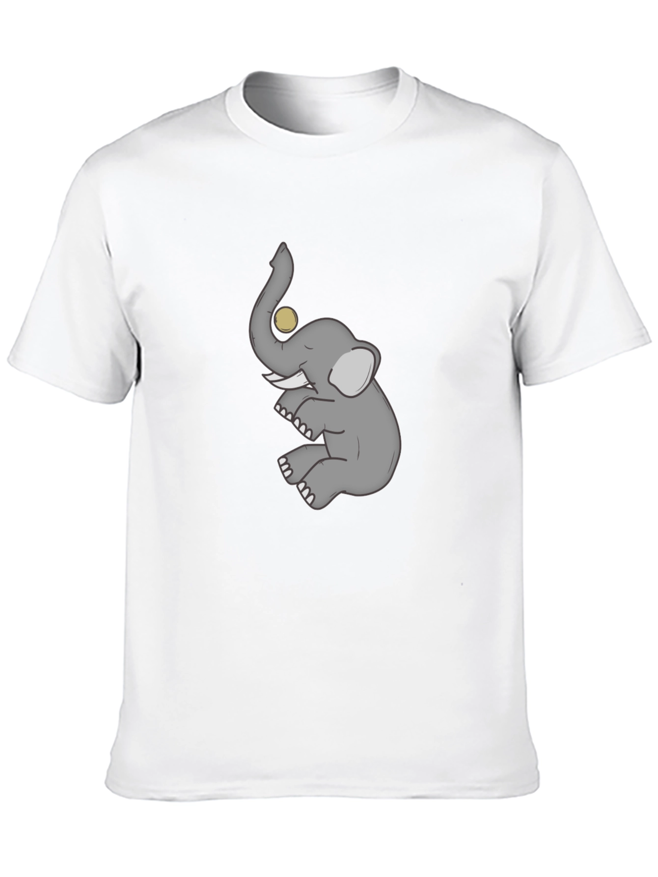 Elephant Graphic T-Shirt - Mens Casual Tee