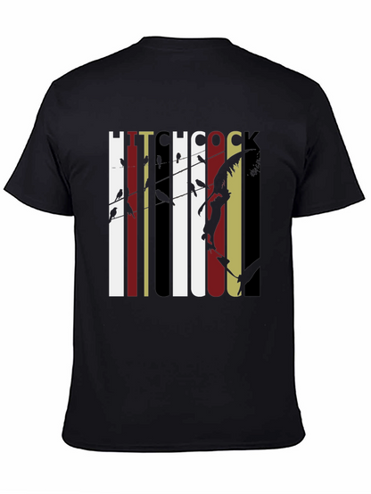 Hitchcock Birds Graphic Tee - Classic Film Fan T-Shirt