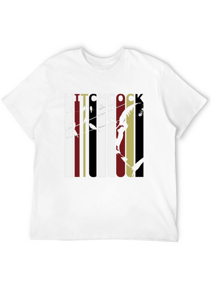 Hitchcock Birds Graphic Tee - Classic Film Fan T-Shirt