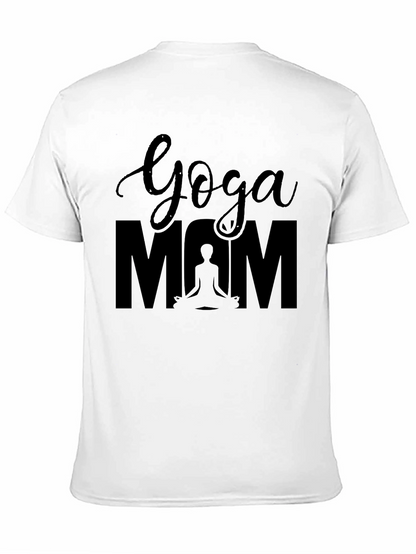 Yoga Mom Black T-Shirt - Meditation Lover Tee