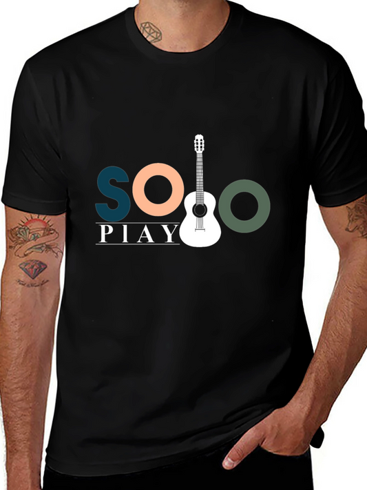 Solo Play Guitar Graphic Tee