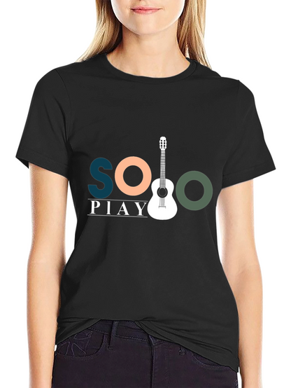 Solo Play Guitar Graphic Tee