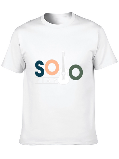Solo Play Guitar Graphic Tee