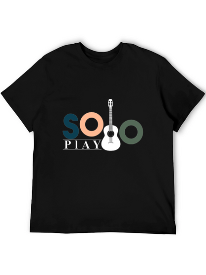 Solo Play Guitar Graphic Tee