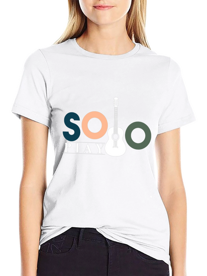Solo Play Guitar Graphic Tee