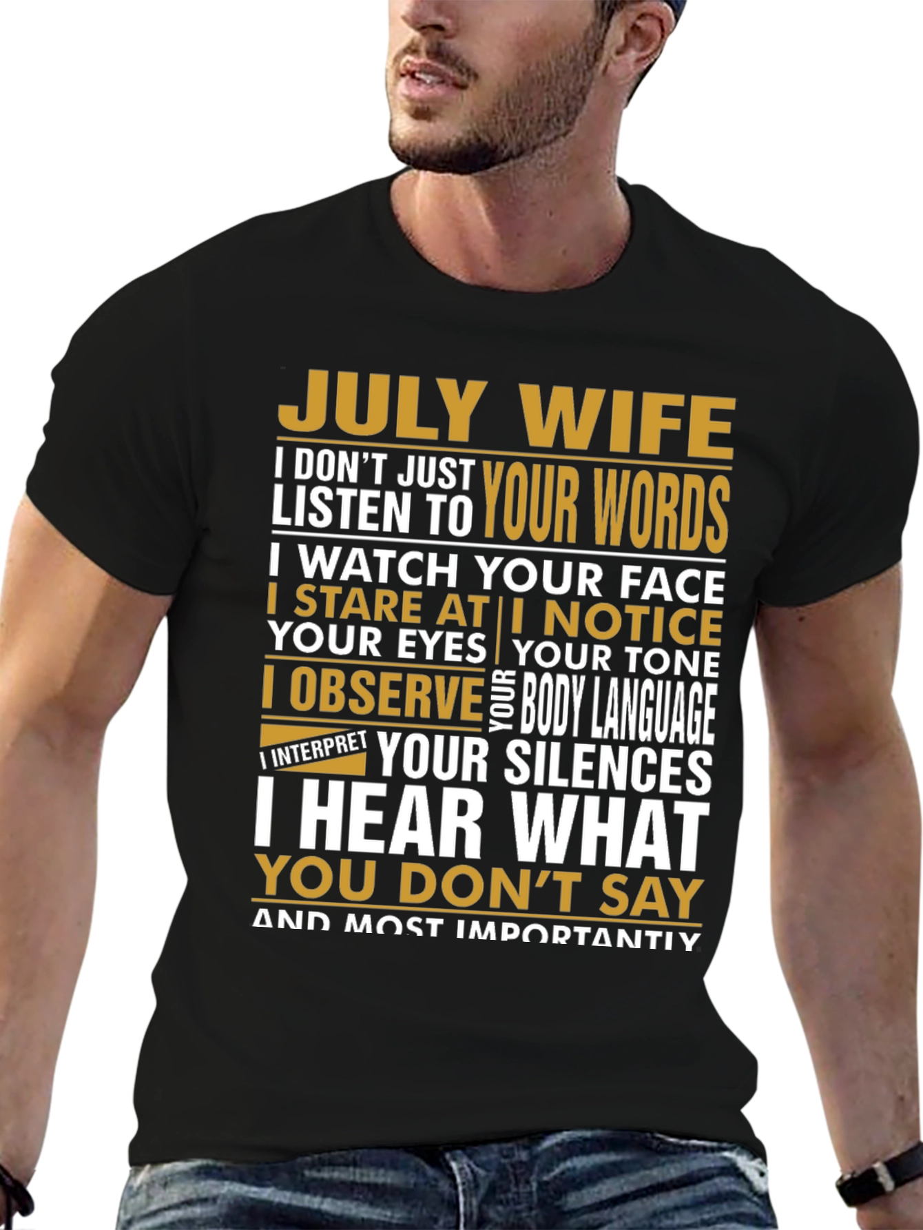 July Wife T-Shirt - Observant Wife Tee