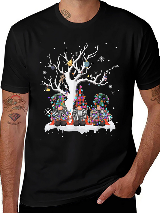 Festive Gnome Christmas Tree T-Shirt