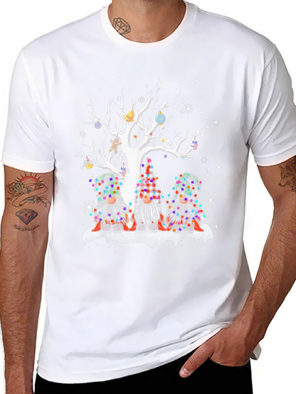 Festive Gnome Christmas Tree T-Shirt