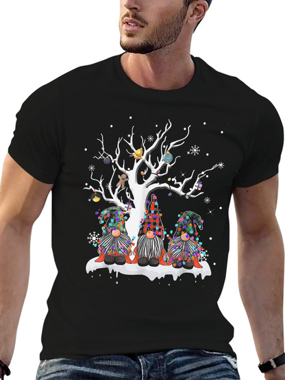 Festive Gnome Christmas Tree T-Shirt