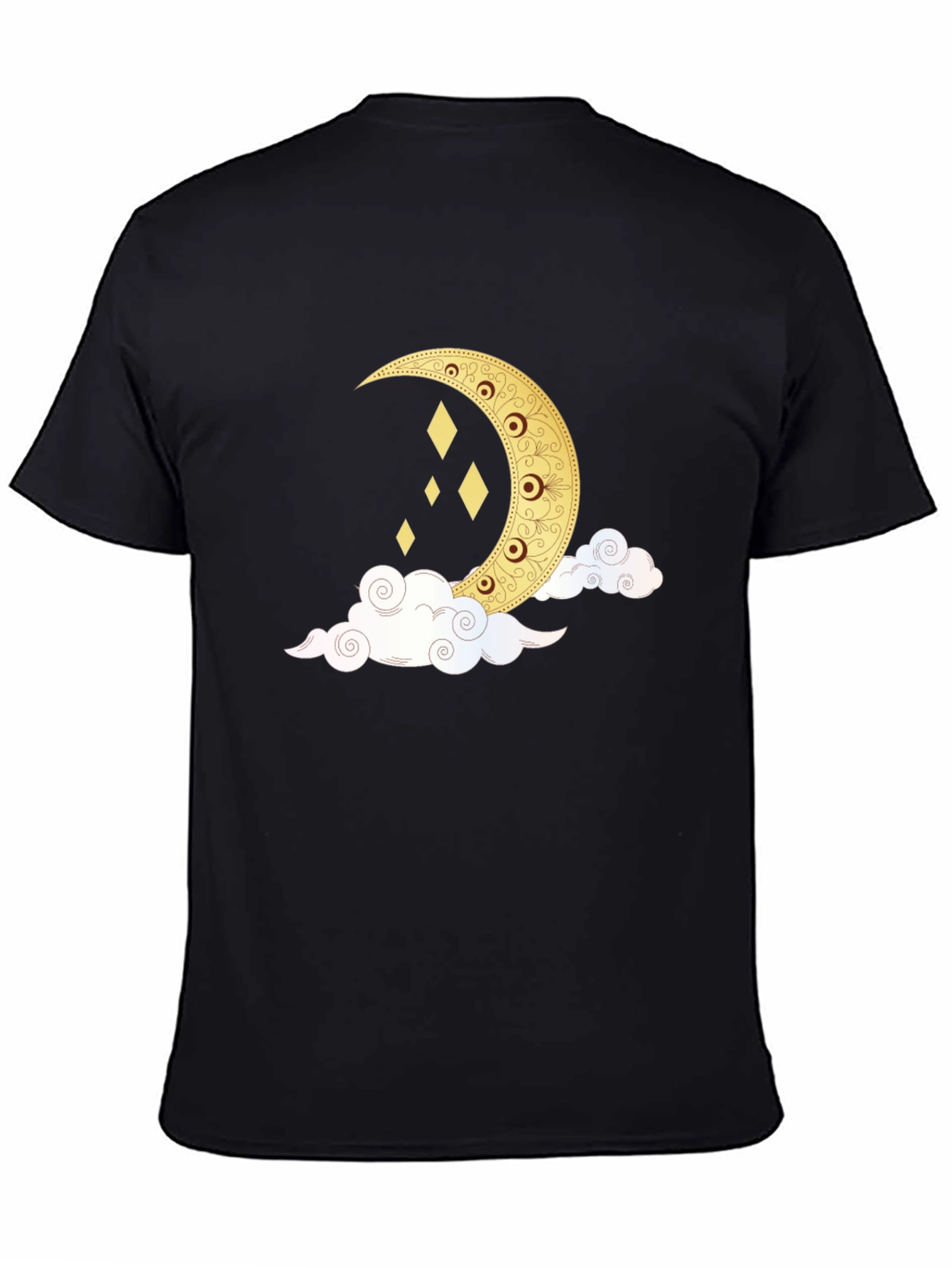 Crescent Moon & Clouds Graphic Tee