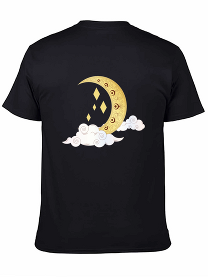 Crescent Moon & Clouds Graphic Tee