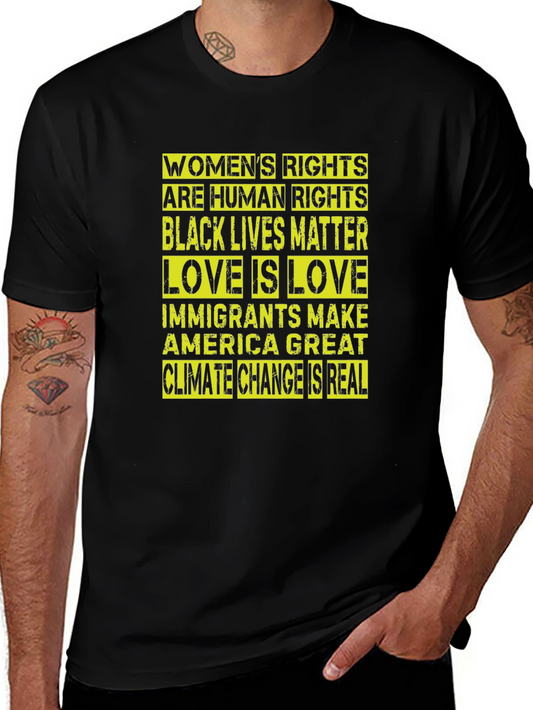Equality & Awareness T-Shirt - Womens Rights BLM Climate