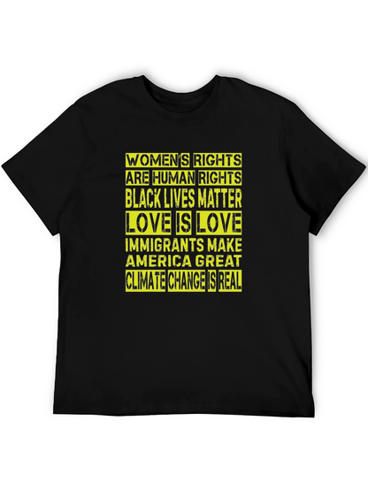 Equality & Awareness T-Shirt - Womens Rights BLM Climate