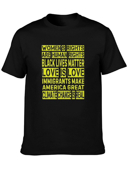 Equality & Awareness T-Shirt - Womens Rights BLM Climate