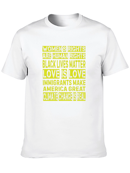 Equality & Awareness T-Shirt - Womens Rights BLM Climate