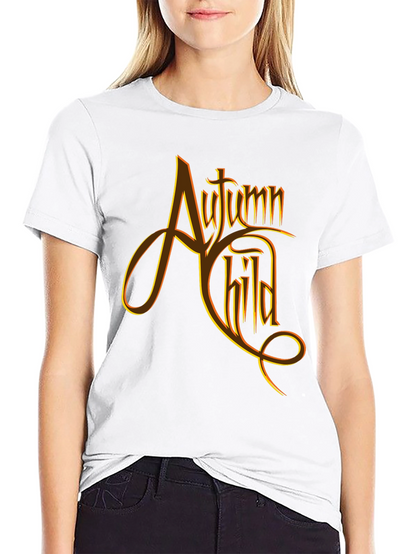Autumn Child Graphic Tee - Black