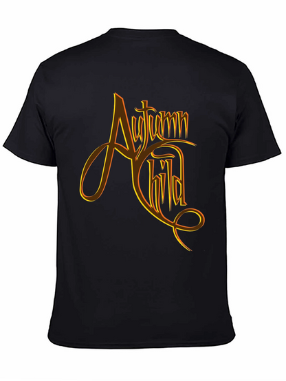 Autumn Child Graphic Tee - Black