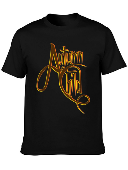 Autumn Child Graphic Tee - Black