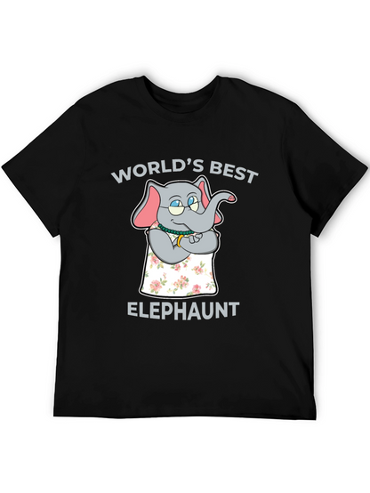 Worlds Best Elephaunt T-Shirt - Aunt Elephant