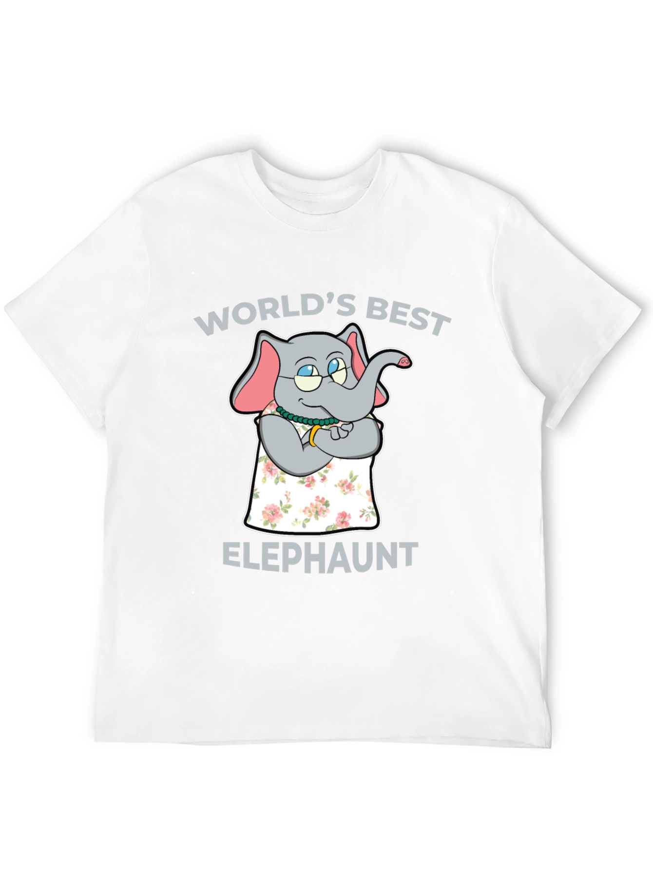 Worlds Best Elephaunt T-Shirt - Aunt Elephant