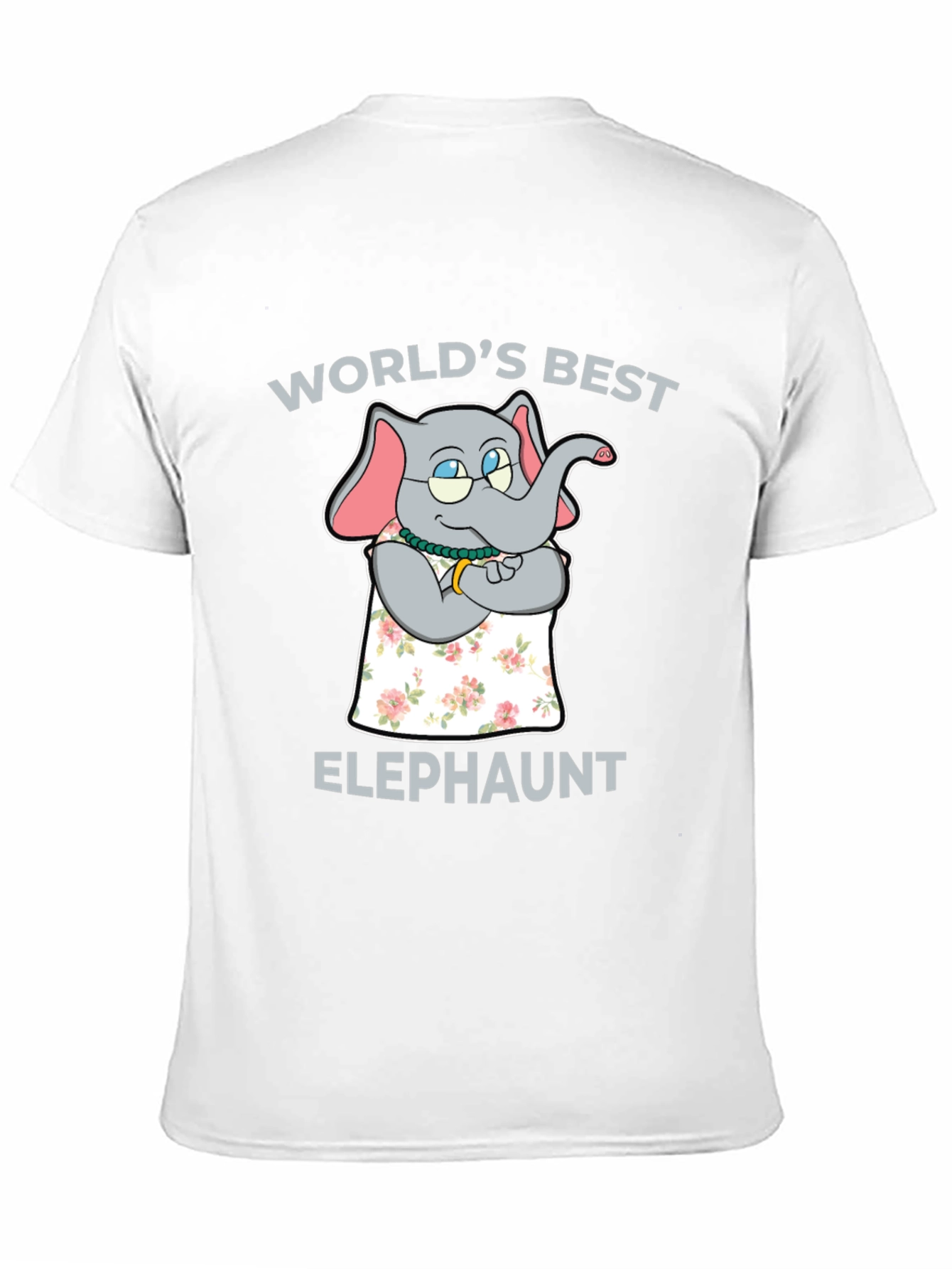 Worlds Best Elephaunt T-Shirt - Aunt Elephant