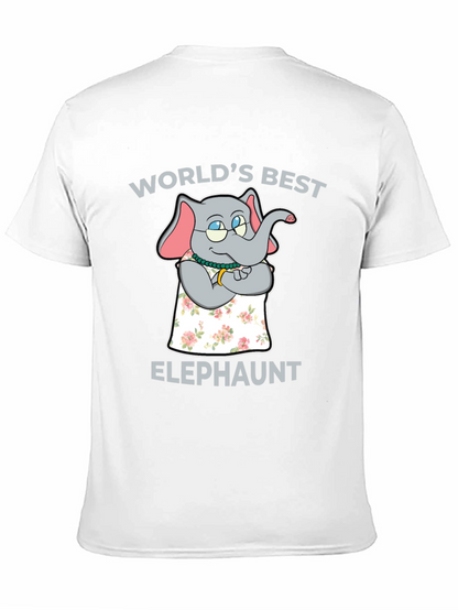 Worlds Best Elephaunt T-Shirt - Aunt Elephant