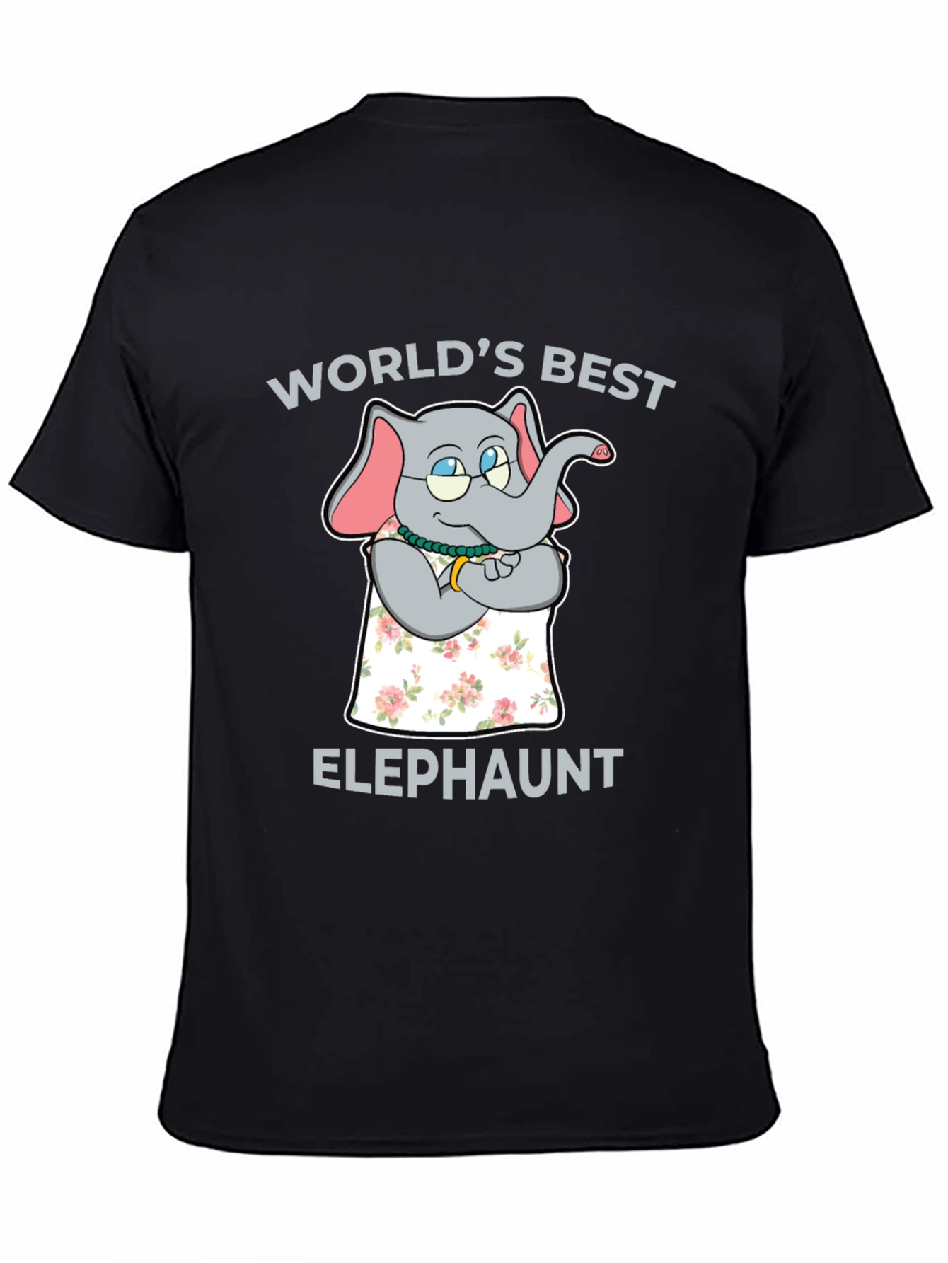 Worlds Best Elephaunt T-Shirt - Aunt Elephant