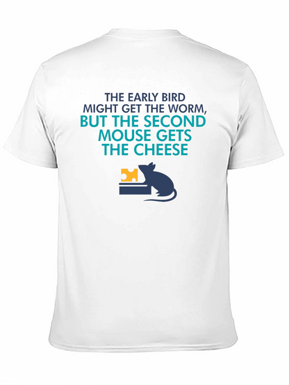 Funny Second Mouse Gets the Cheese Graphic Tee