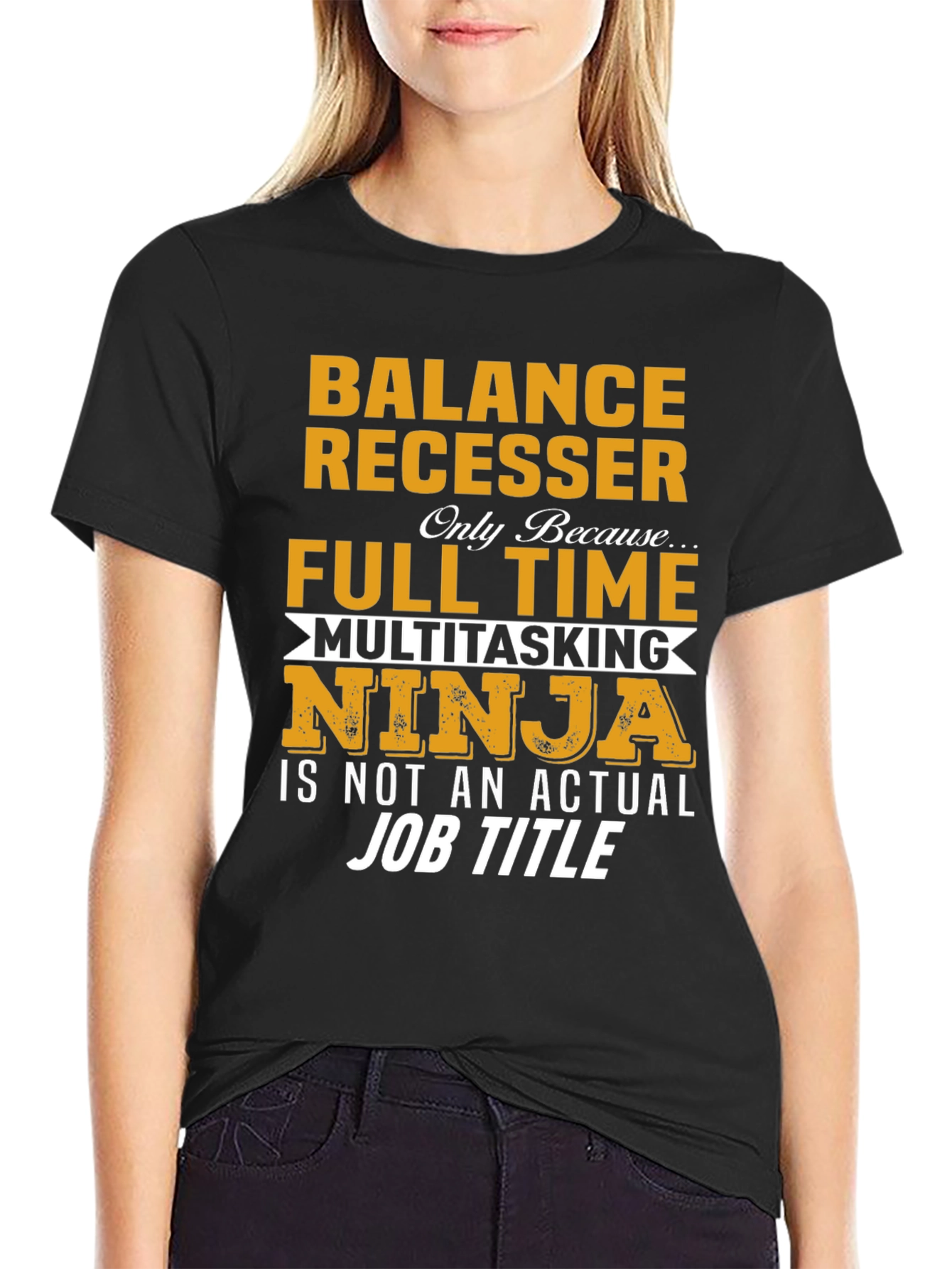 Balance Recesser Full Time Ninja T-Shirt