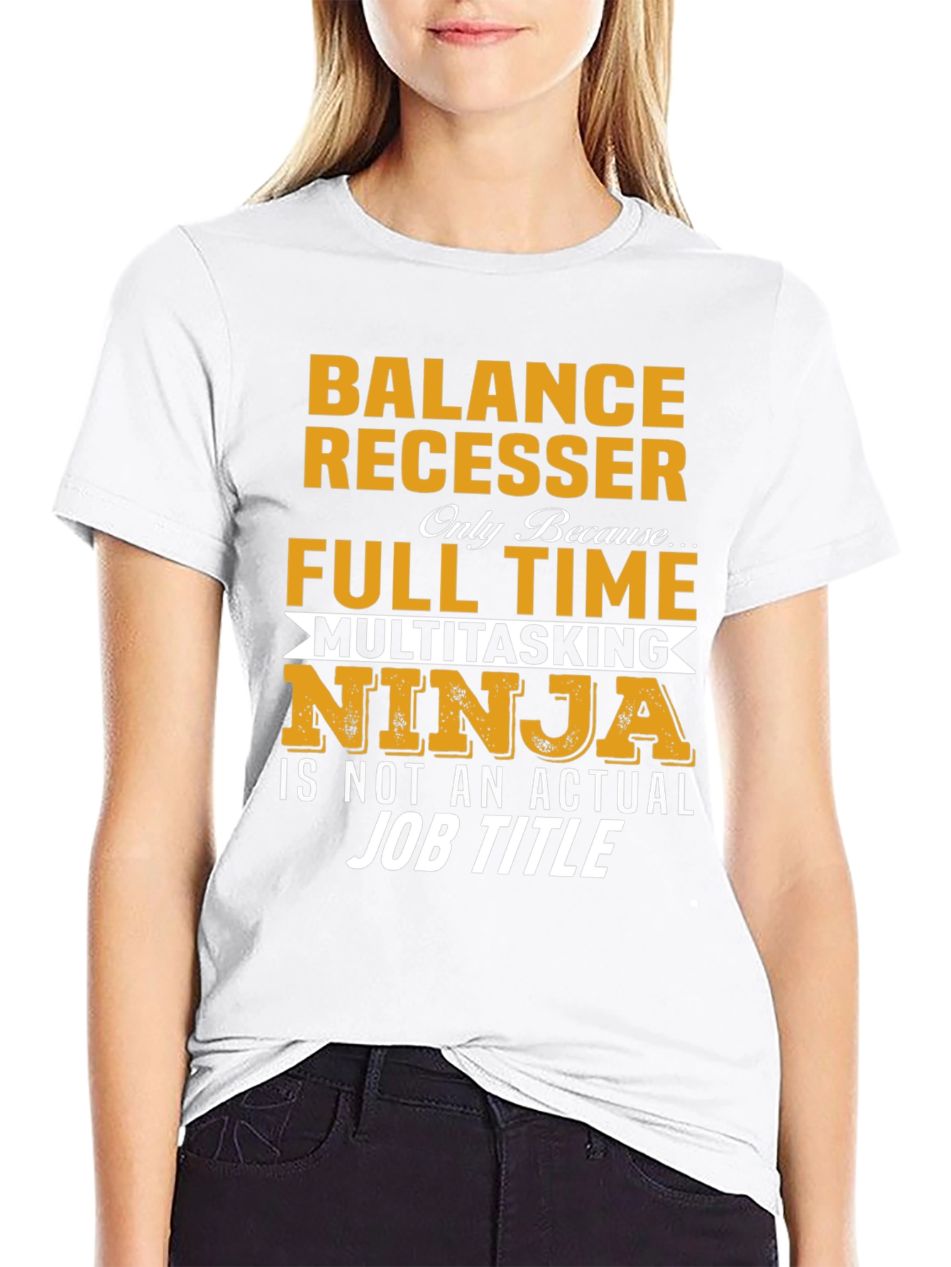 Balance Recesser Full Time Ninja T-Shirt