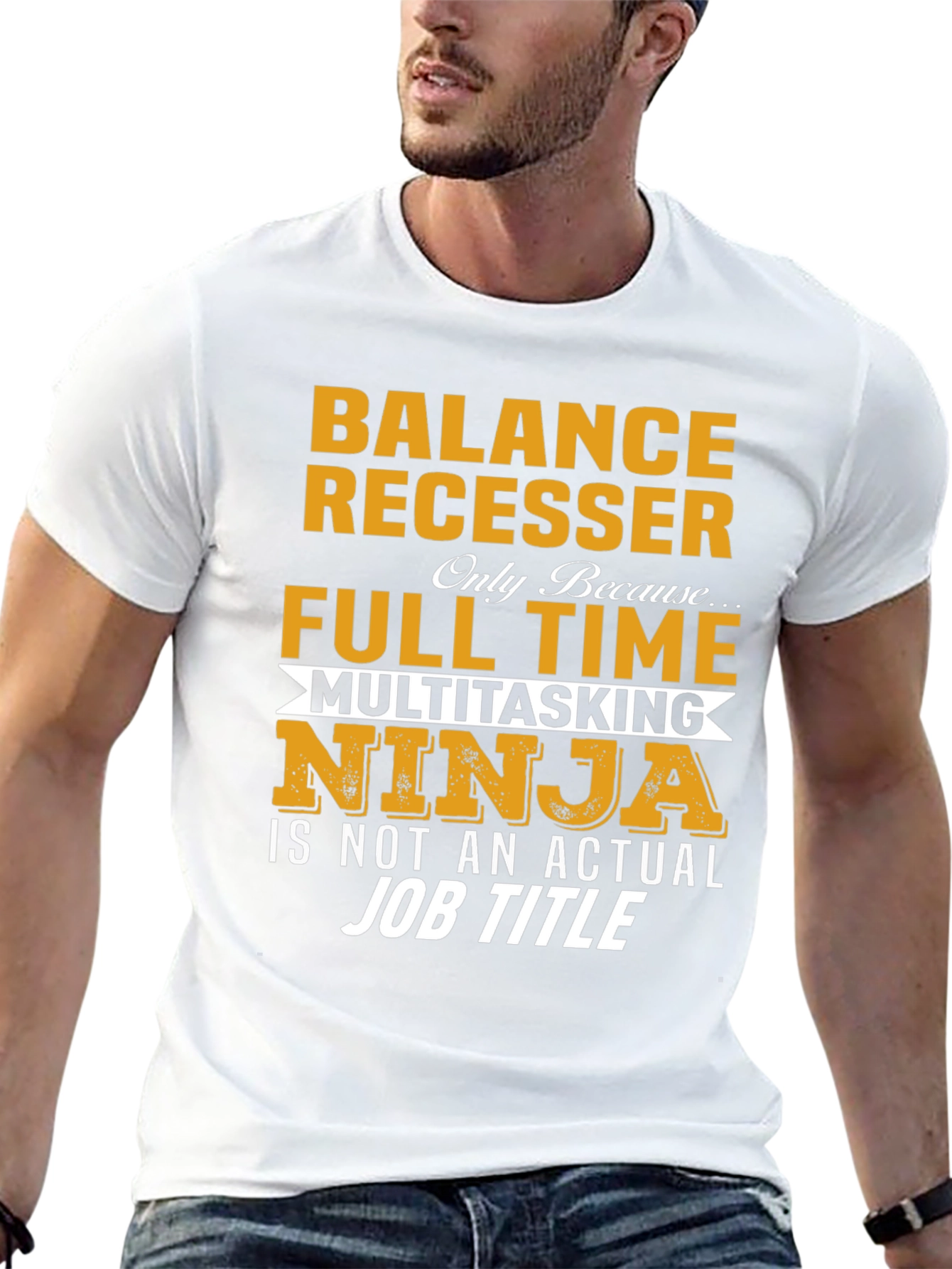 Balance Recesser Full Time Ninja T-Shirt