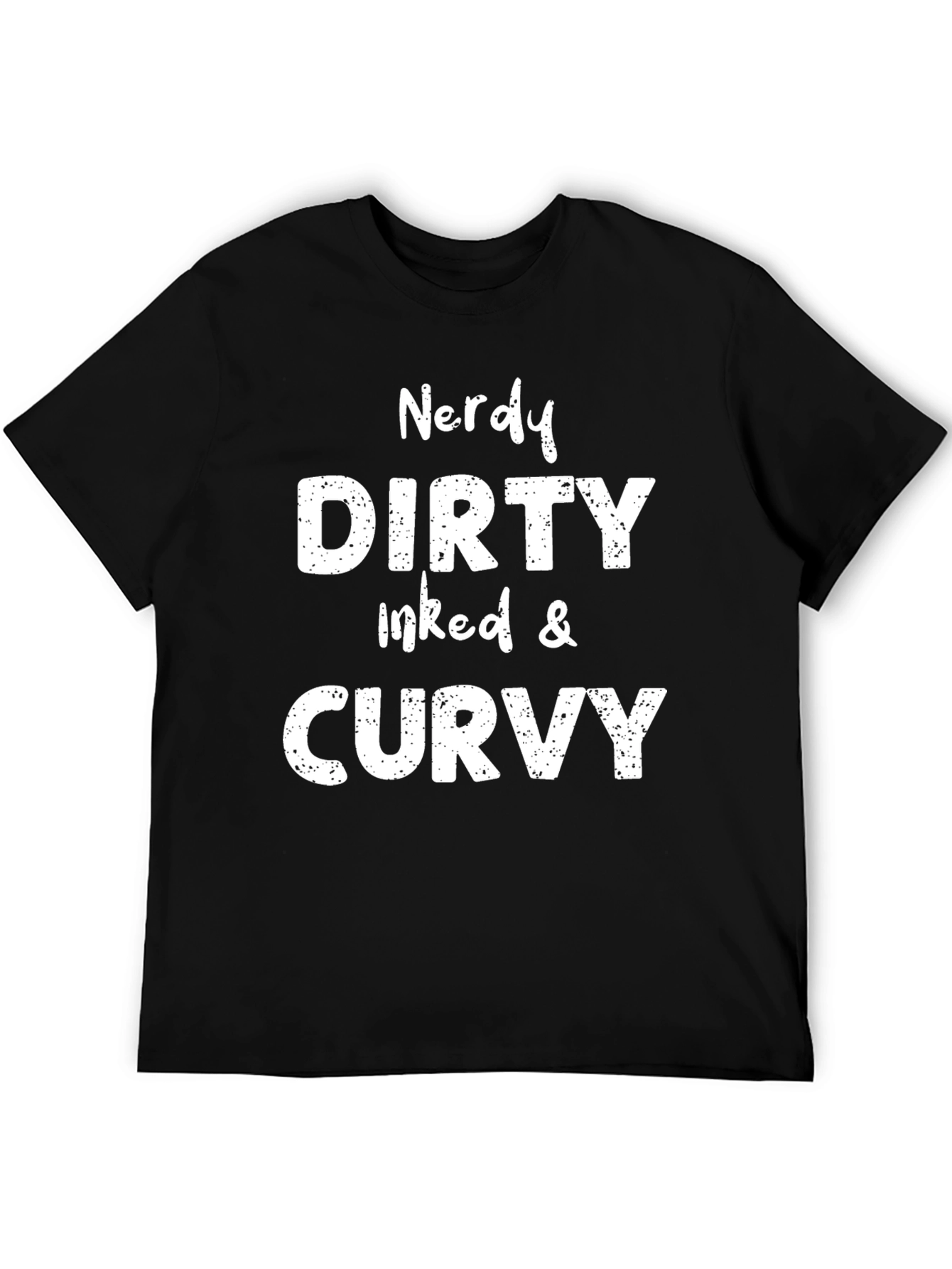 Nerdy Dirty Inked & Curvy Graphic Tee