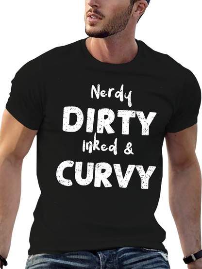 Nerdy Dirty Inked & Curvy Graphic Tee