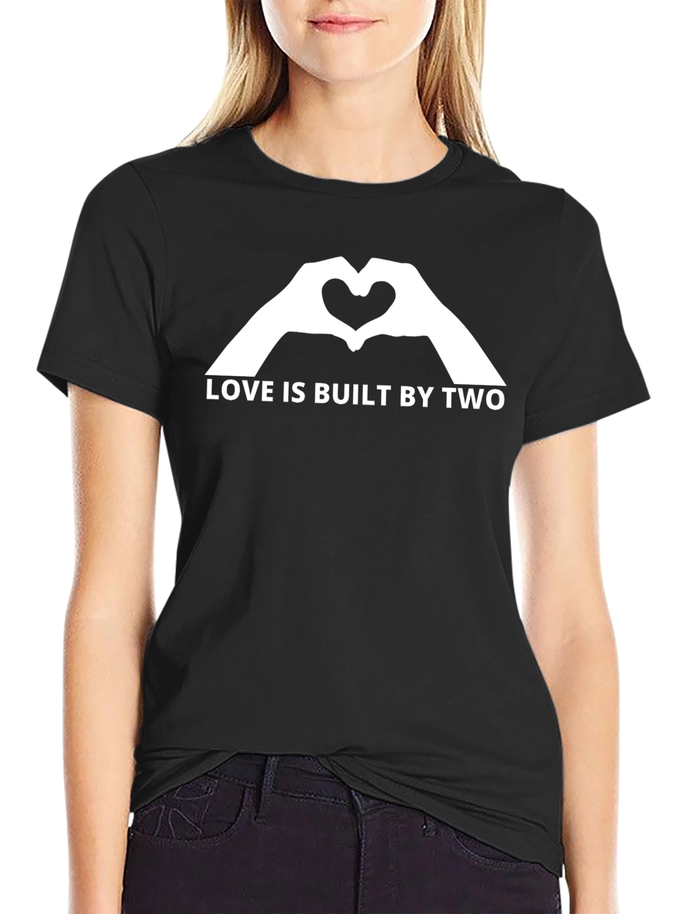 Love is Built by Two Graphic T-Shirt