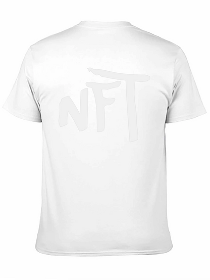 NFT Graphic T-Shirt - Black Cotton Blend