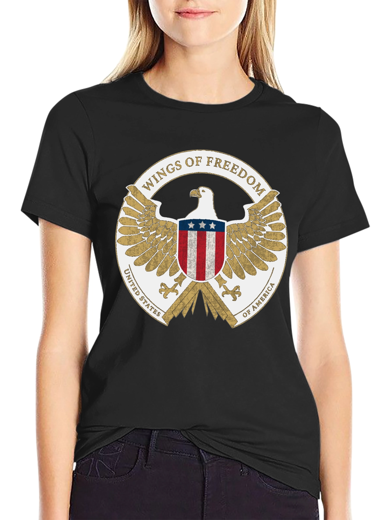 Wings of Freedom USA Eagle T-Shirt