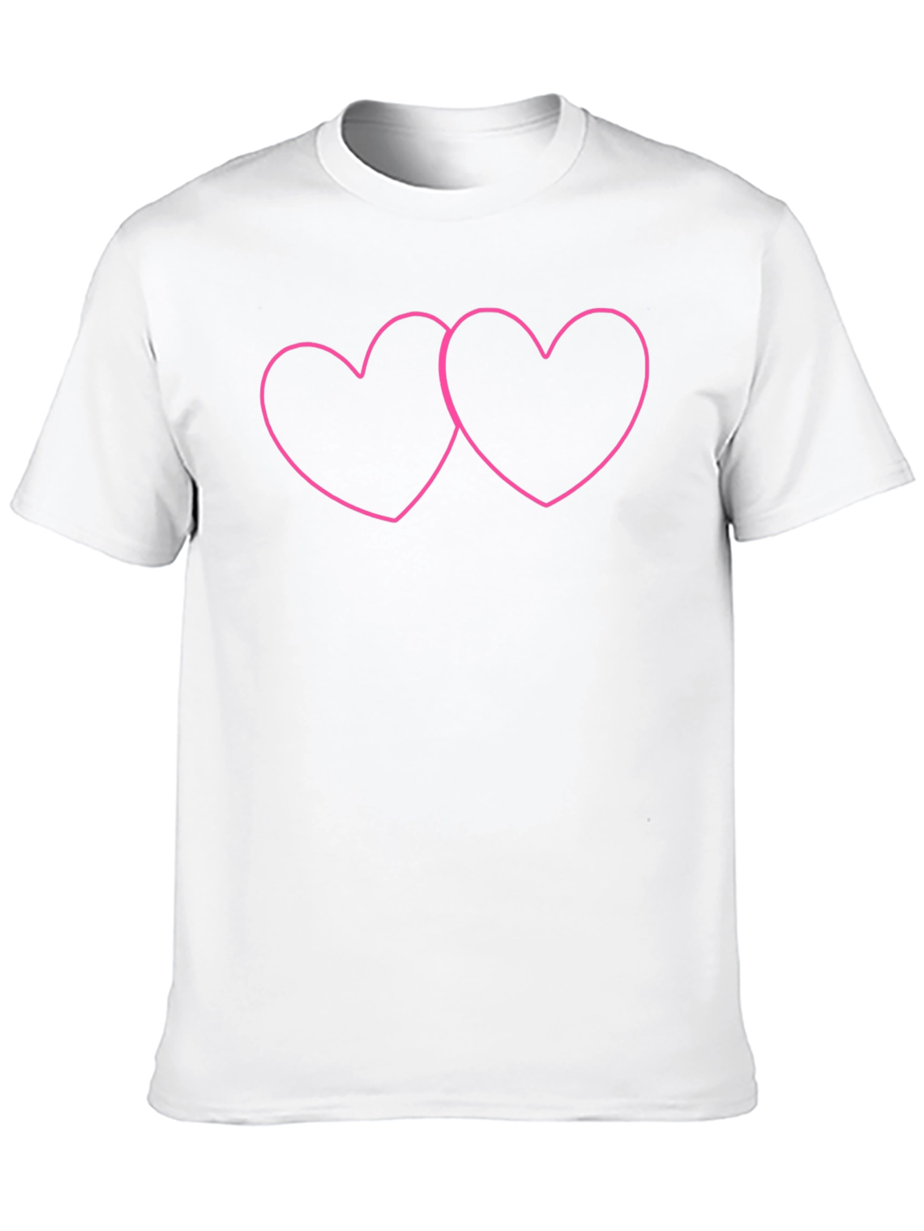 Linked Hearts Graphic Tee - Black