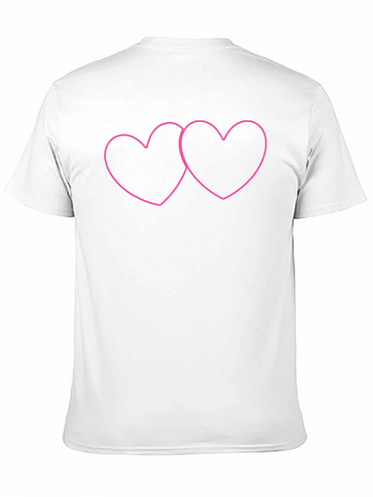 Linked Hearts Graphic Tee - Black