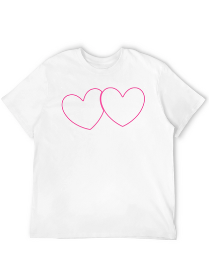 Linked Hearts Graphic Tee - Black