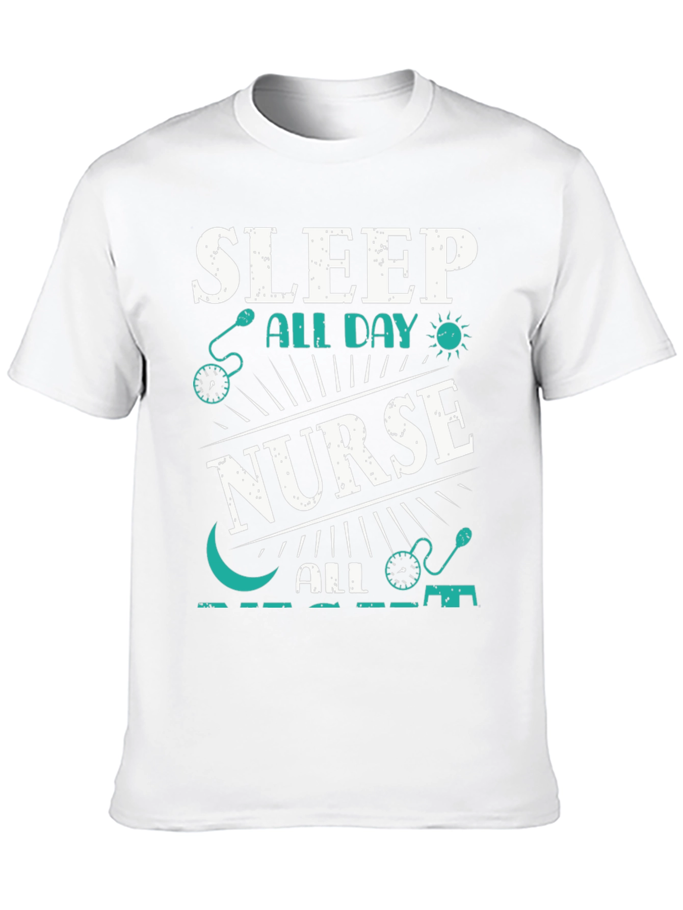 Sleep All Day Nurse T-Shirt