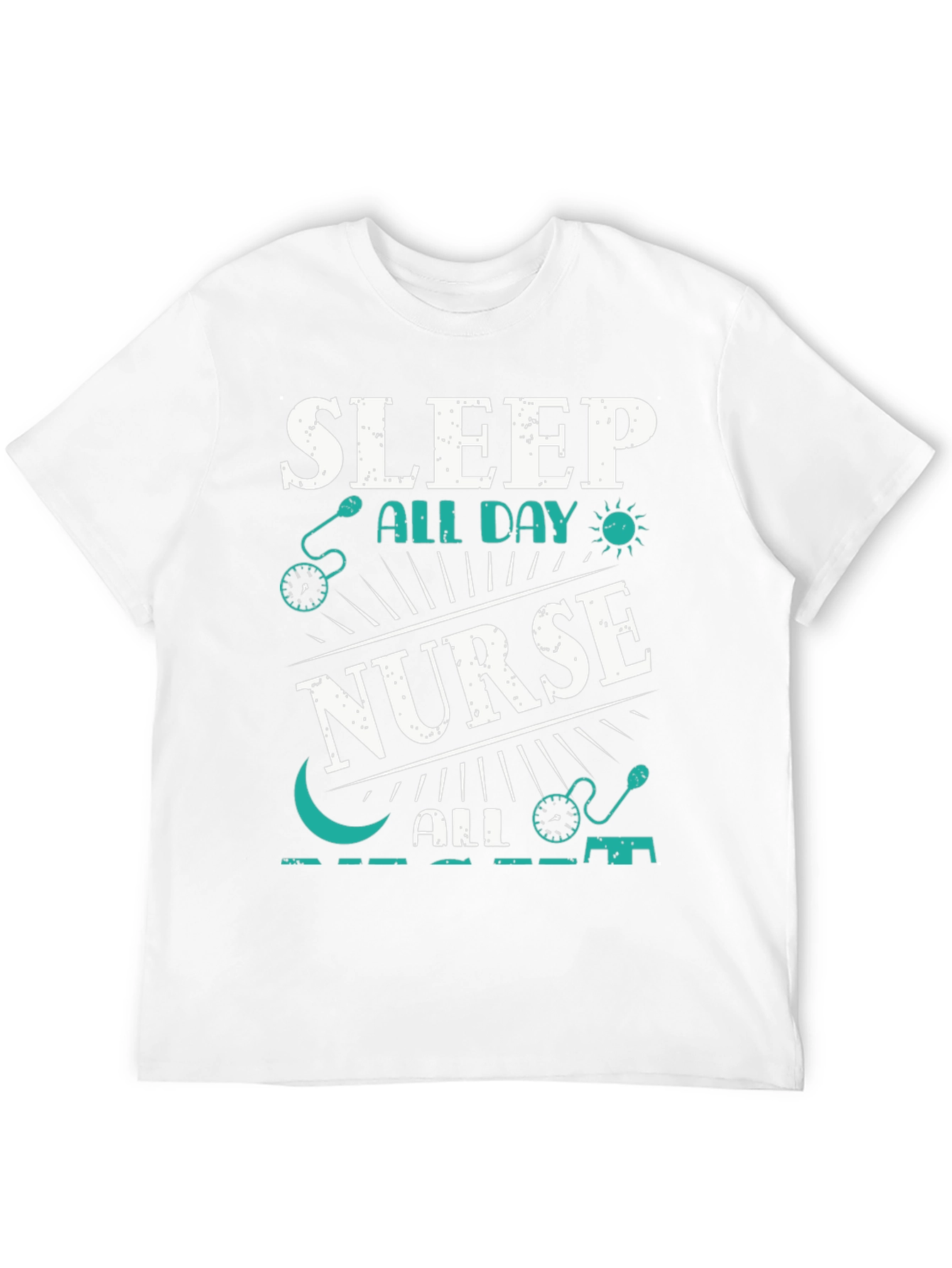 Sleep All Day Nurse T-Shirt