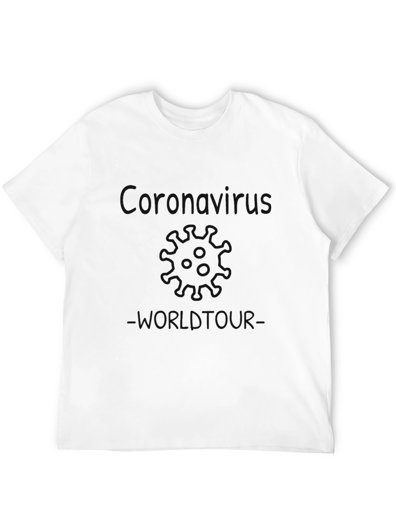 Black Graphic Tee - World Tour