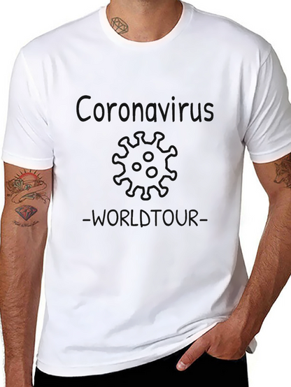 Black Graphic Tee - World Tour
